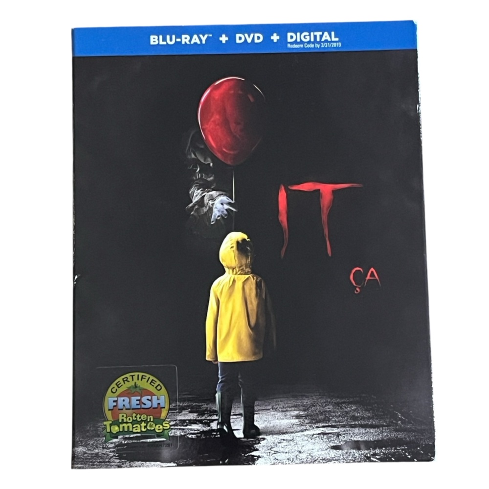 👻4/$20 IT 2019 Movie Blu-Ray DVD Combo Stephen King Horror